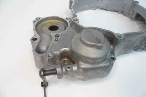 OEM 00 01 02 KAWASAKI KX 125 RIGHT INNER CRANKCASE COVER W POWER VALVE LINKAGE