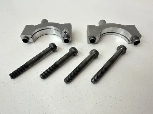 2008 08 2009 09 HONDA CRF250R CYLINDER HEAD CAM CAMSHAFT TOWERS BRIDGE CAPS SET