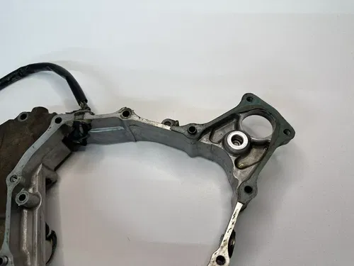 USED OEM 05-11 HONDA TRX 500 FOREMAN STATOR INNER CRANKCASE REAR COVER W SWITCH
