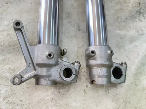 USED OEM 04 2004 KAWASAKI KX250F LEFT & RIGHT FRONT FORKS SUSPENSION SET