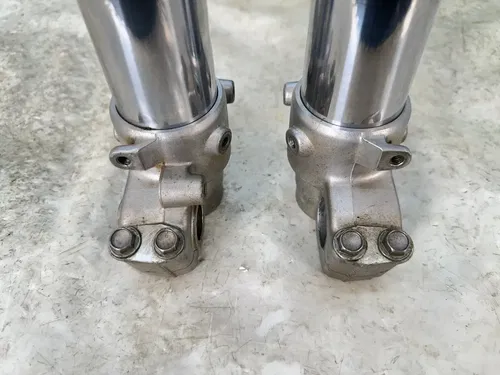 USED OEM 04 2004 KAWASAKI KX250F LEFT & RIGHT FRONT FORKS SUSPENSION SET