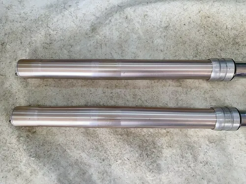 USED OEM 04 2004 KAWASAKI KX250F LEFT & RIGHT FRONT FORKS SUSPENSION SET