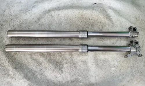 USED OEM 04 2004 KAWASAKI KX250F LEFT & RIGHT FRONT FORKS SUSPENSION SET