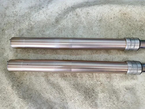 USED OEM 04 2004 KAWASAKI KX250F LEFT & RIGHT FRONT FORKS SUSPENSION SET