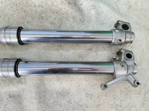 USED OEM 04 2004 KAWASAKI KX250F LEFT & RIGHT FRONT FORKS SUSPENSION SET