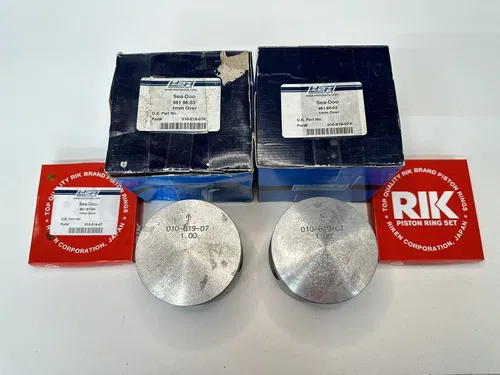 NEW 98-03 SEA DOO 951 GSX LTD GTX WSM 89MM (1MM OVER) PISTON & RINGS KIT QTY 2