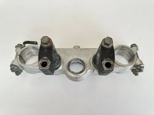USED OEM 1986 86 KAWASAKI KX 125 250 500 UPPER STEERING STEM TRIPLE TREE CLAMP