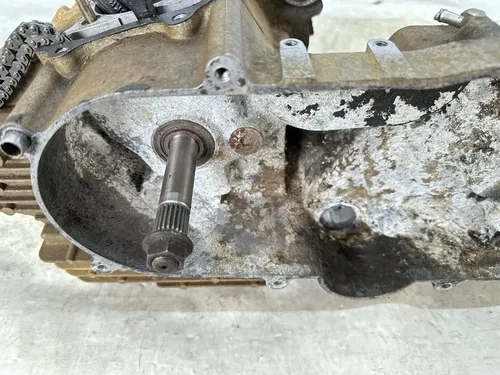 2007 07 POLARIS 200 SAWTOOTH ENGINE MOTOR CRANKSHAFT CRANKCASE CASES BOTTOM END