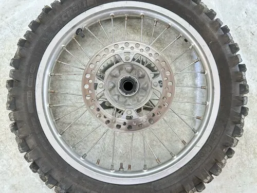 USED OEM 04-09 HONDA CRF250R CRF 250 R BACK REAR WHEEL RIM ROTOR & HUB ASSY