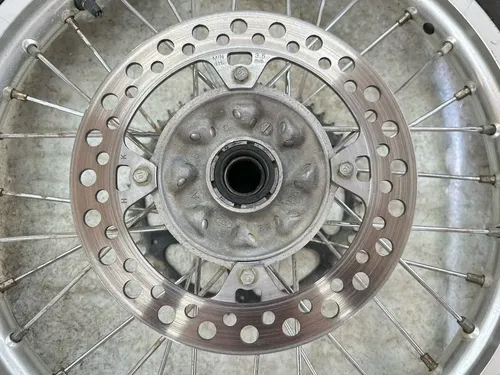 USED OEM 04-09 HONDA CRF250R CRF 250 R BACK REAR WHEEL RIM ROTOR & HUB ASSY
