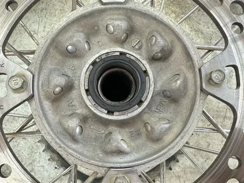 USED OEM 04-09 HONDA CRF250R CRF 250 R BACK REAR WHEEL RIM ROTOR & HUB ASSY