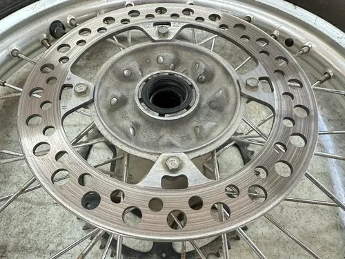 USED OEM 04-09 HONDA CRF250R CRF 250 R BACK REAR WHEEL RIM ROTOR & HUB ASSY