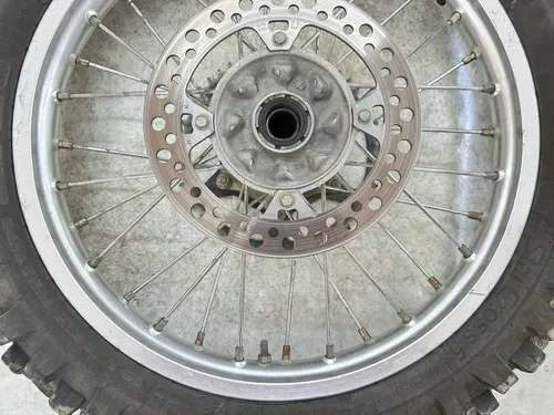 USED OEM 04-09 HONDA CRF250R CRF 250 R BACK REAR WHEEL RIM ROTOR & HUB ASSY