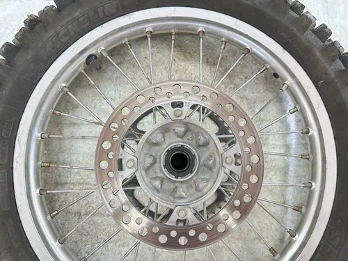 USED OEM 04-09 HONDA CRF250R CRF 250 R BACK REAR WHEEL RIM ROTOR & HUB ASSY