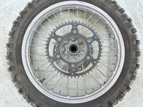 USED OEM 04-09 HONDA CRF250R CRF 250 R BACK REAR WHEEL RIM ROTOR & HUB ASSY