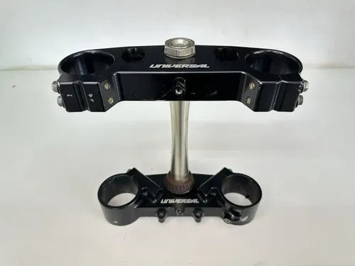 02 03 HONDA CR250R CRF450R UNIVERSAL UPPER LOWER STEERING STEM TRIPLE TREE CLAMP