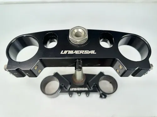 02 03 HONDA CR250R CRF450R UNIVERSAL UPPER LOWER STEERING STEM TRIPLE TREE CLAMP