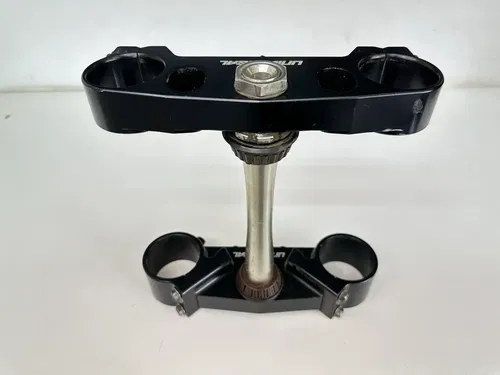 02 03 HONDA CR250R CRF450R UNIVERSAL UPPER LOWER STEERING STEM TRIPLE TREE CLAMP