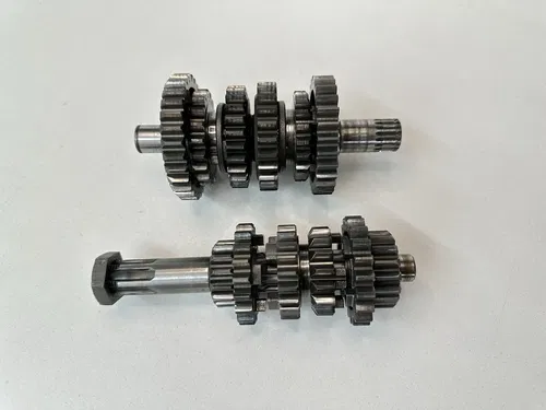 #2 USED OEM 92 93 94 95 SUZUKI RM 125 TRANS TRANSMISSION SHAFTS & GEARS ASSY