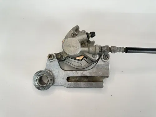 USED OEM 90 1990 YAMAHA YZ125 YZ250 YZ 125 250 REAR BRAKE CALIPER & MOUNT ASSY