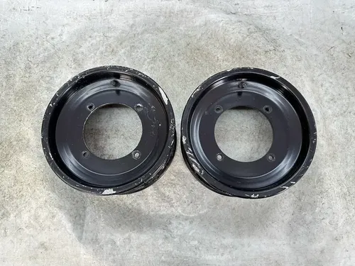 USED OEM 07-11 POLARIS OUTLAW 525 IRS S 450 MXR STOCK BLACK FRONT WHEEL RIM SET