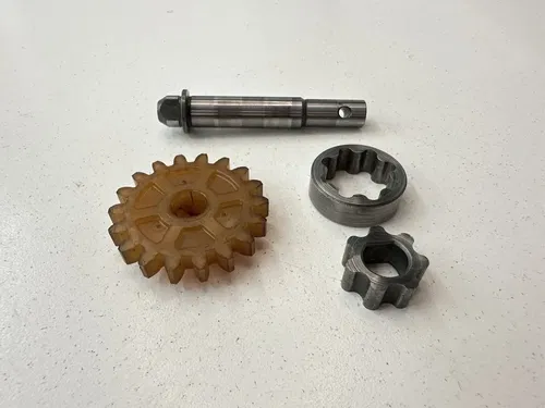 OEM 04-09 HONDA CRF250R / 04-17 CRF250X OIL PUMP SHAFT GEAR & ROTOR SET ASSY