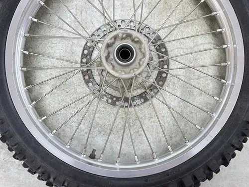 USED OEM 07-22 SUZUKI RMZ450 RMZ RM-Z 250 450 FRONT 21" WHEEL RIM & HUB W ROTOR