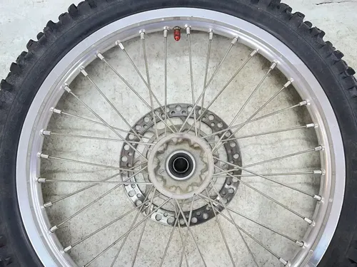 USED OEM 07-22 SUZUKI RMZ450 RMZ RM-Z 250 450 FRONT 21" WHEEL RIM & HUB W ROTOR