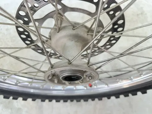 USED OEM 07-22 SUZUKI RMZ450 RMZ RM-Z 250 450 FRONT 21" WHEEL RIM & HUB W ROTOR