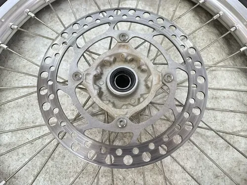 USED OEM 07-22 SUZUKI RMZ450 RMZ RM-Z 250 450 FRONT 21" WHEEL RIM & HUB W ROTOR