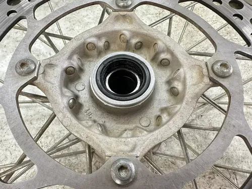 USED OEM 07-22 SUZUKI RMZ450 RMZ RM-Z 250 450 FRONT 21" WHEEL RIM & HUB W ROTOR