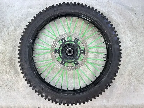 USED OEM 04 05 06 07 08 KAWASAKI KX250F FRONT 21" WHEEL RIM & HUB ASSY