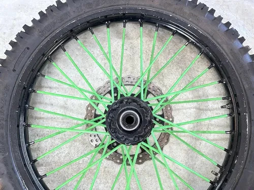 USED OEM 04 05 06 07 08 KAWASAKI KX250F FRONT 21" WHEEL RIM & HUB ASSY