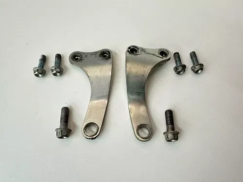 USED OEM 14 15 YAMAHA YZ450F UPPER ENGINE MOTOR MOUNTS BRACKETS HANGERS