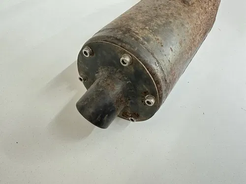 USED 97 1997 POLARIS 500 SCRAMBLER AAEN EXHAUST PIPE MUFFLER SILENCER