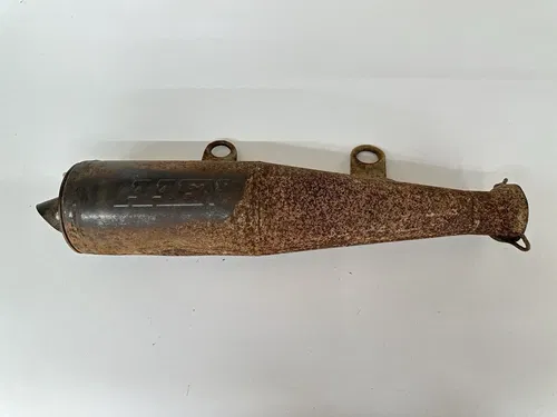 USED 97 1997 POLARIS 500 SCRAMBLER AAEN EXHAUST PIPE MUFFLER SILENCER