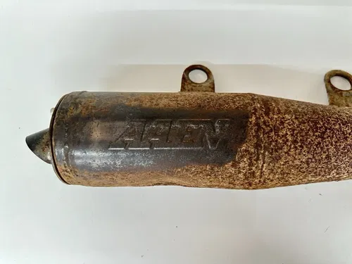 USED 97 1997 POLARIS 500 SCRAMBLER AAEN EXHAUST PIPE MUFFLER SILENCER