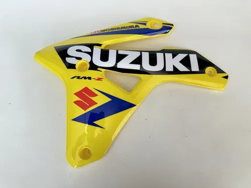 07 2007 SUZUKI RMZ450 RMZ RM-Z 450 LEFT & RIGHT YELLOW TANK SHROUDS W GRAPHICS