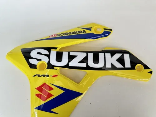 07 2007 SUZUKI RMZ450 RMZ RM-Z 450 LEFT & RIGHT YELLOW TANK SHROUDS W GRAPHICS