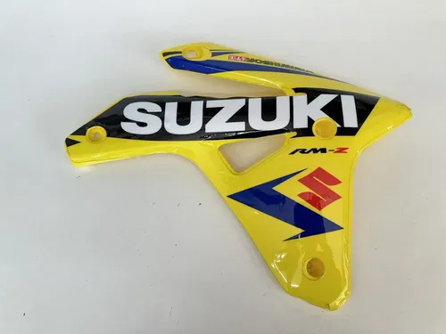 07 2007 SUZUKI RMZ450 RMZ RM-Z 450 LEFT & RIGHT YELLOW TANK SHROUDS W GRAPHICS