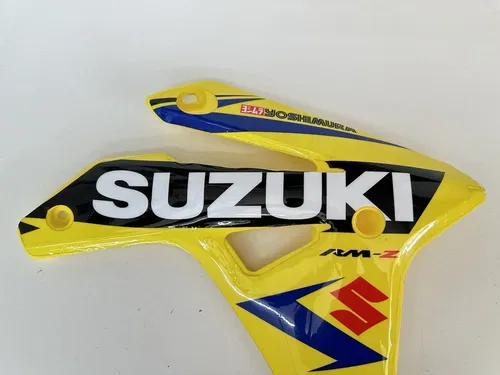 07 2007 SUZUKI RMZ450 RMZ RM-Z 450 LEFT & RIGHT YELLOW TANK SHROUDS W GRAPHICS