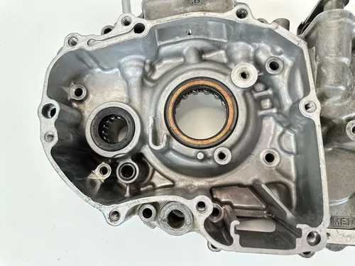 OEM 2008 08 HONDA CRF250R CRF 250R LEFT SIDE ENGINE MOTOR CASE CRANKCASE