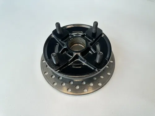 USED OEM 87 1987 HONDA TRX250X TRX 250X FOURTRAX FRONT WHEEL RIM HUB & ROTOR