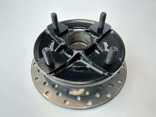 USED OEM 87 1987 HONDA TRX250X TRX 250X FOURTRAX FRONT WHEEL RIM HUB & ROTOR