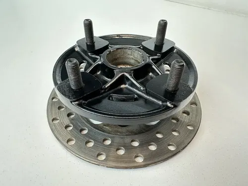 USED OEM 87 1987 HONDA TRX250X TRX 250X FOURTRAX FRONT WHEEL RIM HUB & ROTOR