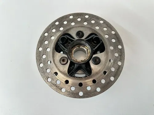 USED OEM 87 1987 HONDA TRX250X TRX 250X FOURTRAX FRONT WHEEL RIM HUB & ROTOR