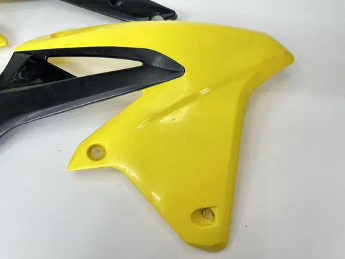 OEM 08-17 SUZUKI RMZ450 RMZ 450 STOCK LEFT & RIGHT RADIATOR PLASTIC SHROUDS
