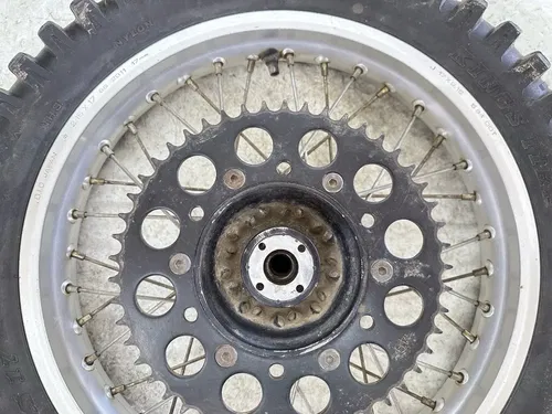 USED OEM 1985 85 HONDA XR250R XR 250 BACK REAR WHEEL RIM & HUB ASSY 2.15 X 17