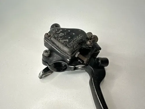 USED OEM 91-01 SUZUKI LT80 LT 80 QUADSPORT THUMB THROTTLE & FRONT BRAKE ASSY