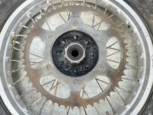 #3 OEM 90 1990 91 1991 HONDA CR125R CR125 CR 125 REAR 18" WHEEL RIM & HUB ASSY